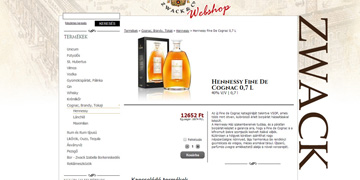 Zwack Webshop